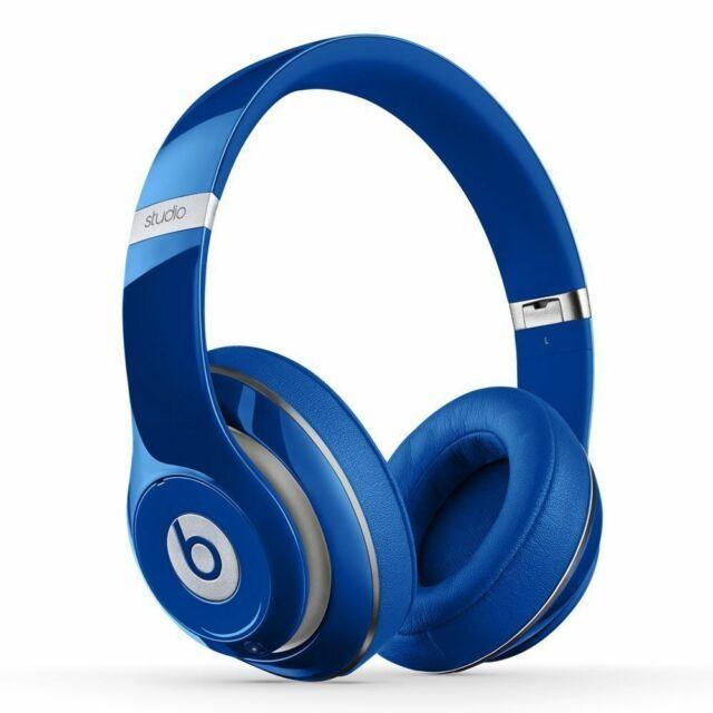 Blue Beats by Dre Logo - Beats by Dr. Dre Studio Headphones Blue B0500 | eBay