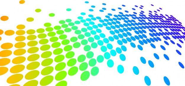 Multi Colored Dots Logo - Multicolor dots on white background Vector | Free Download