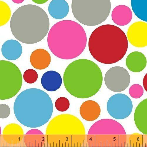 Multi Colored Dots Logo - Dot Com - larger multi colored dots on white background