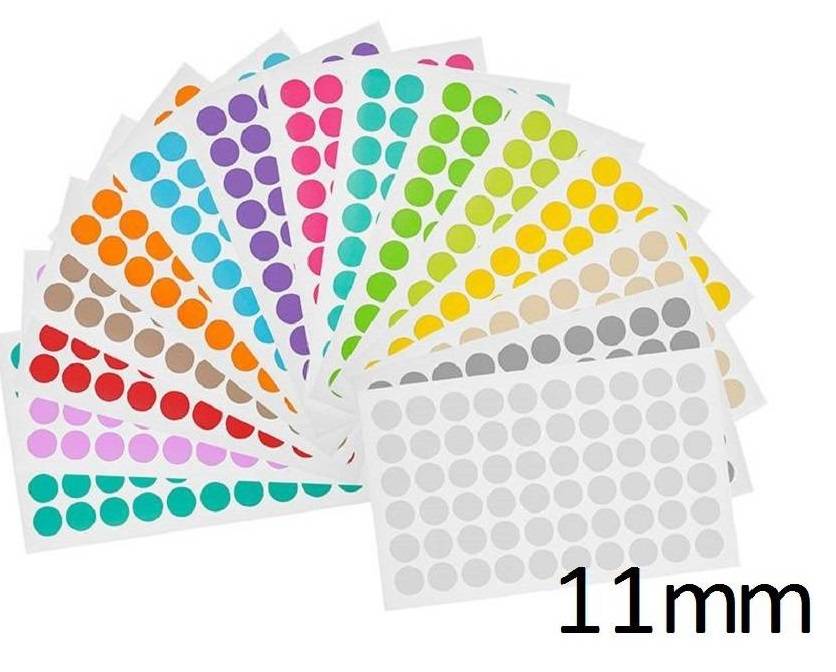 Multi Colored Dots Logo - Cryo Color Dots For Microtubes Ø 11mm (multi Color). LabID