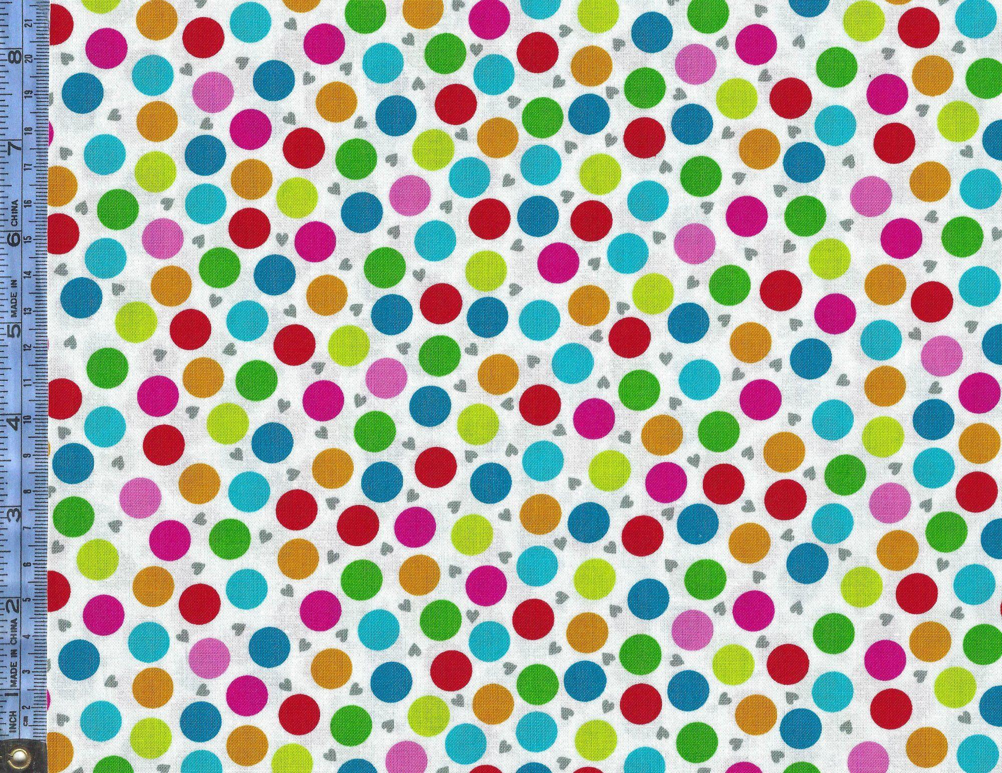 Multi Colored Dots Logo - Must Love Dogs Colored Dots With Gray Dots On White