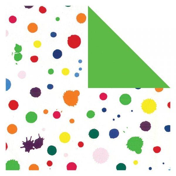 Multi Colored Dots Logo - Sheets Of Gift Wrapping Paper 70x100 Cm Multi Colored Dots 6904100