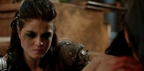 The 100 Blood Logo - GIF octavia blake the 100 blood must have blood