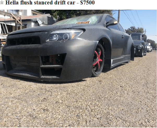 Flush Stance Logo - Hella flush stance drift cart : Shitty_Car_Mods