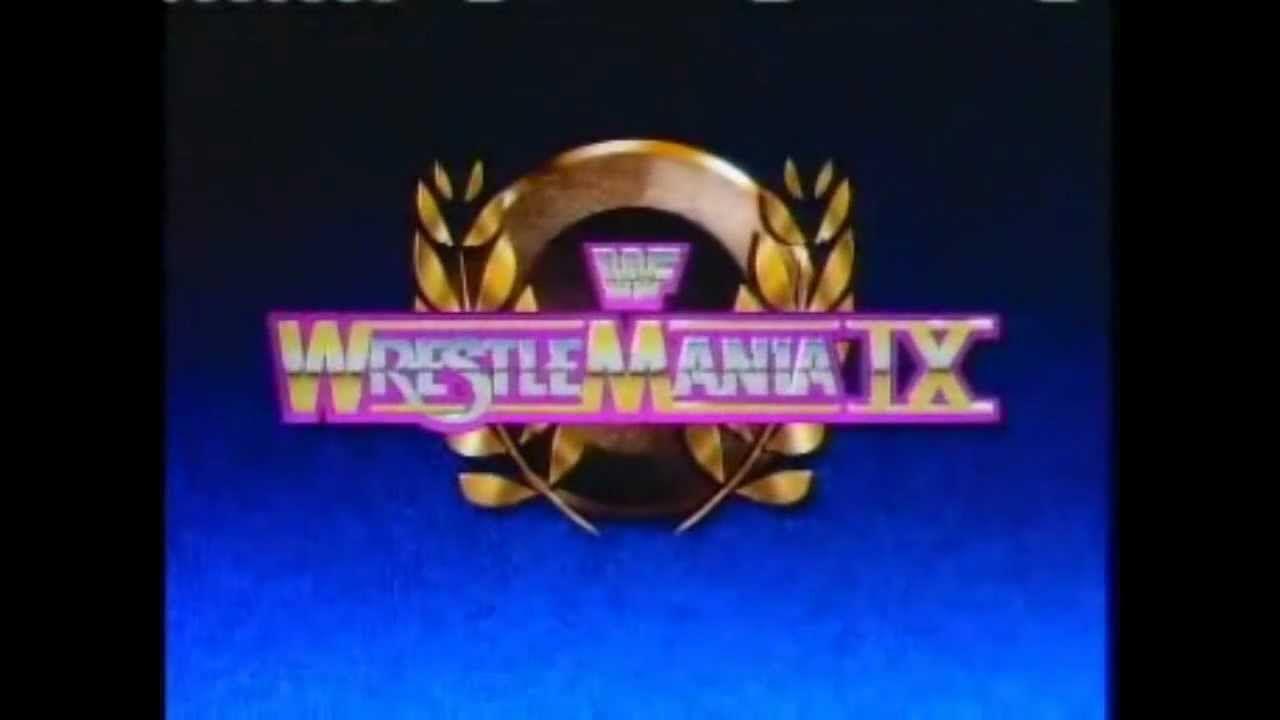 WrestleMania 9 Logo - Wrestlemania 9 Intro - 1993 - YouTube