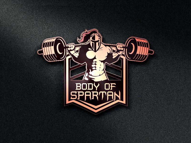 Spartan Barbell Logo - Spartan Logo by Mad Brains™ | Dribbble | Dribbble