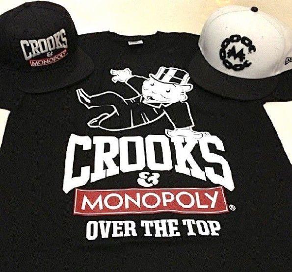 Crooks and Castles Monopoly Logo - Crooks & Castles X Monopoly