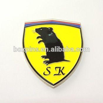 Shield Car Logo - Wholesale Custom Metal Shield Shape Car Logo Cover Emblem - Buy ...