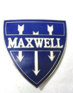 Shield Car Logo - Classic Maxwell Motor Car Company Authentic Shield Radiator Emblem ...