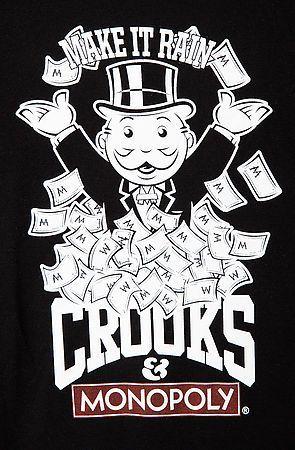 Crooks and Castles Monopoly Logo - monopoly guy in jail