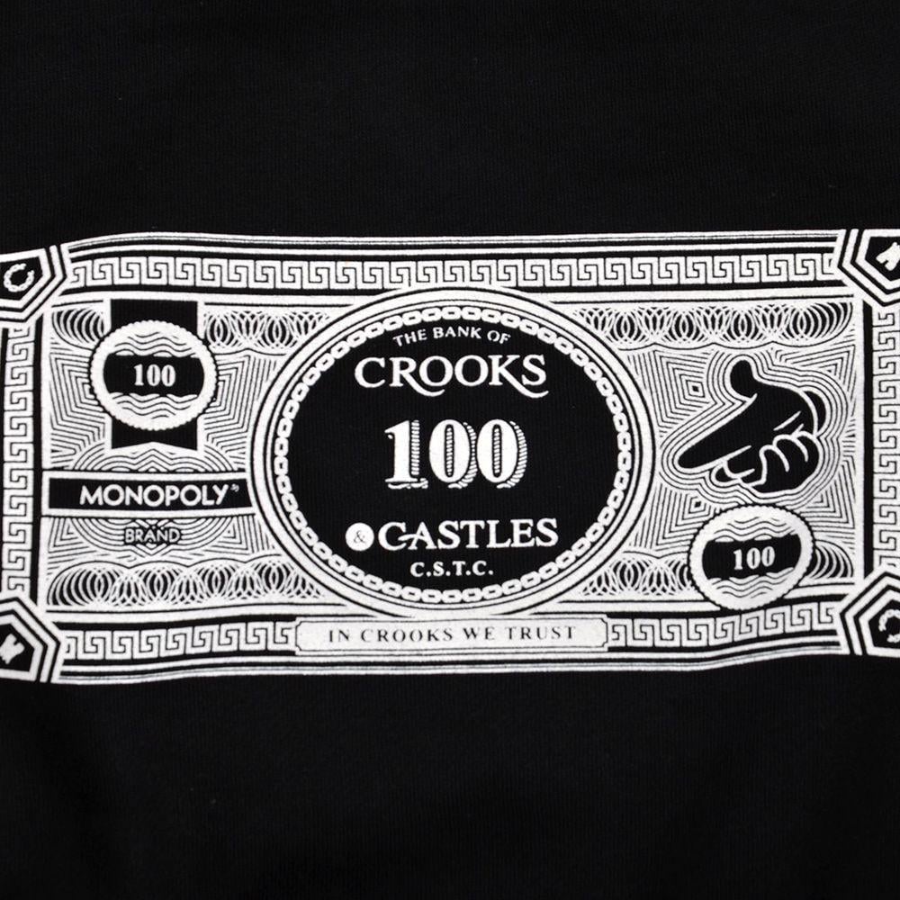 Crooks and Castles Monopoly Logo - Crooks And Castles X Monopoly C Note Crewneck Sweatshirt