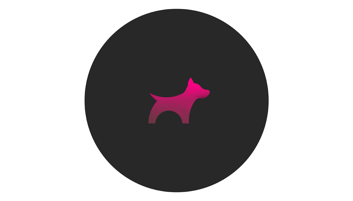 Dog Circle Logo - 30 ANIMAL LOGOS CHALLENGE on Behance