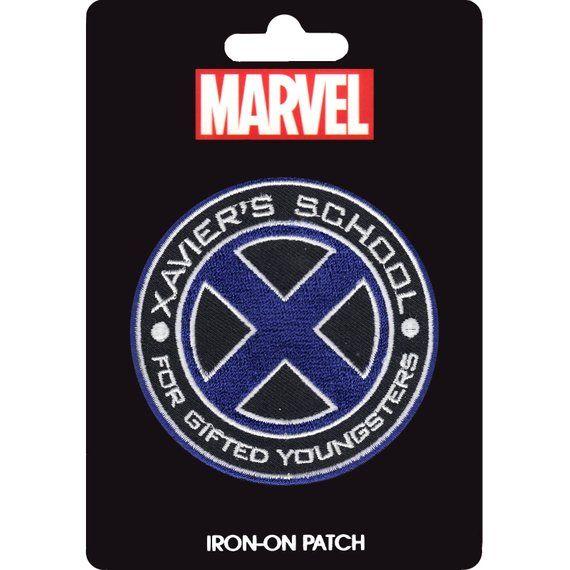 Etsy Official Logo - Official Marvel Universe Comics X Men Xavier's School Logo Iron On Embroidered Patch