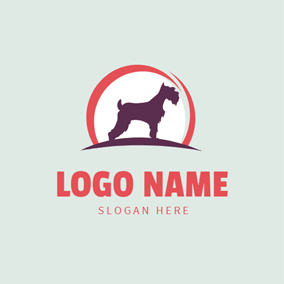 Dog Circle Logo - Free Dog Logo Designs. DesignEvo Logo Maker