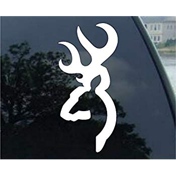 Browning Deer Logo - Browning Deer Buck Logo Window Vinyl Sticker Decal
