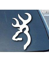Browning Deer Logo - So Cool Stuff Browning Deer Logo tall Color: WHITE