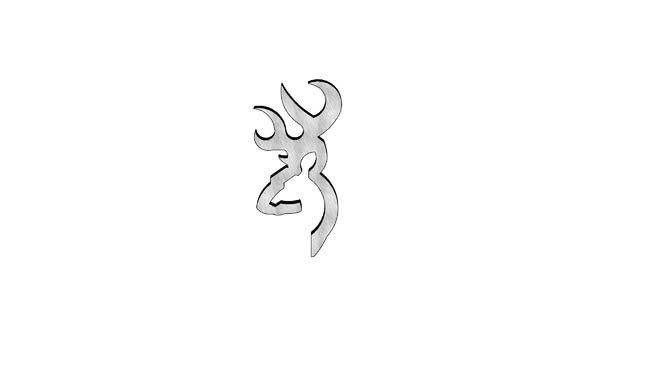 Browning Deer Logo - Browning Deer Logo | 3D Warehouse