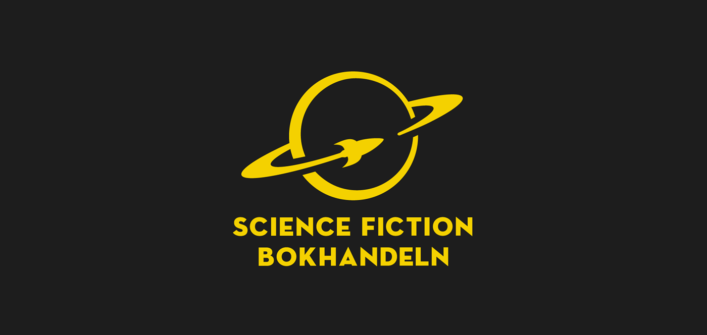 Science Fiction Logo - Science Fiction Bokhandeln Brand Identity on Behance