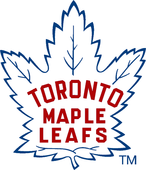 Red White Maple Leaf Logo - Toronto Maple Leafs Alternate Logo (1946) 35 Point Maple