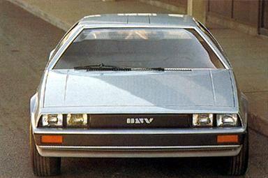 DeLorean Grill Logo - DeLorean DMC-12 prototype (note the letters on the grill, DSV for ...