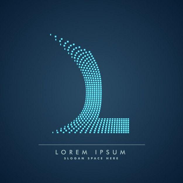 Letter L Logo - Logo of checkered letter l Vector | Free Download