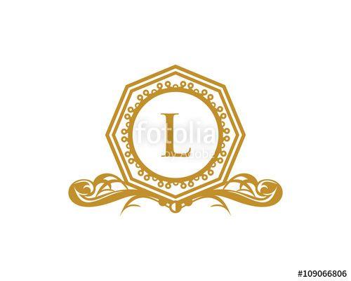 Letter L Logo - Royal Hexagon Letter L Logo