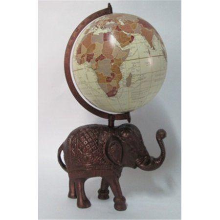 White Elephant and Globe Logo - Elements Elephant Globe - Walmart.com