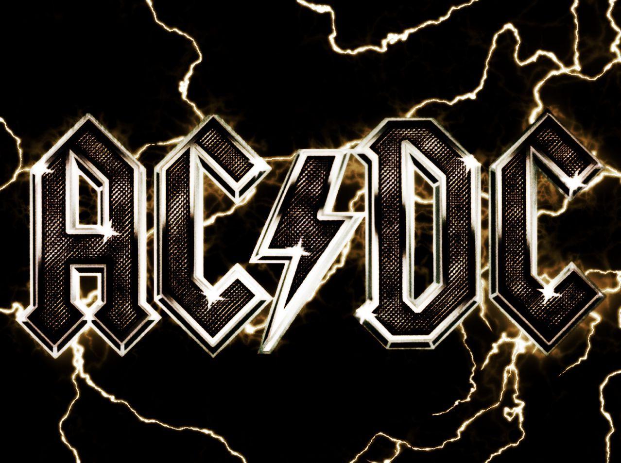 AC/DC Logo - acdc Logo | AC DC Logo Wallpapers - WallpaperSafari | BAND PICTURES ...