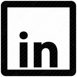 LinkedIn Square Logo - LinkedIn Square Line Logo icon | IconOrbit.com