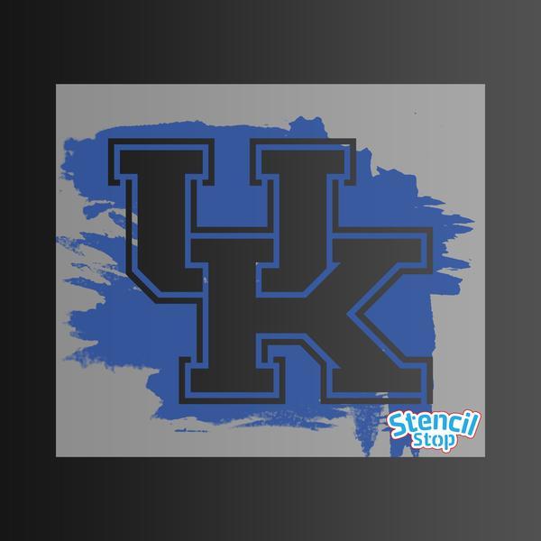 Kentucky Logo - Kentucky Wildcats UK Logo Stencil