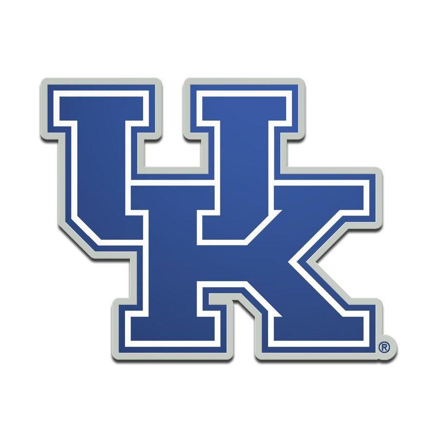 Kentucky Logo - Kentucky Wildcats Metallic Freeform Logo Auto Emblem