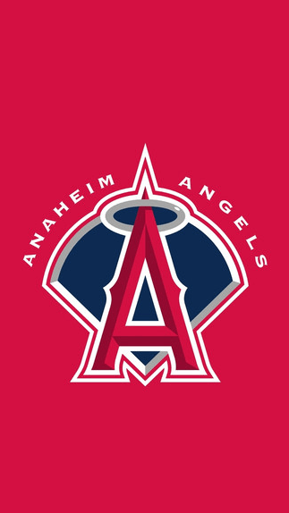 Anaheim Angels Logo - Anaheim Angels iPhone Wallpaper | Los Angeles Angels Themes | MLB ...