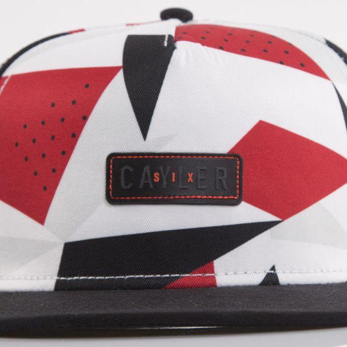 Red White and Black Square Logo - Cayler & Sons cap snapback 1991 Square red / white / black  (WL-CAY-AW15-25-OS)