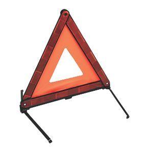 Red Triangular Sports Logo - Hilka Pro Craft Foldable Warning Triangle Red. Breakdown Kits