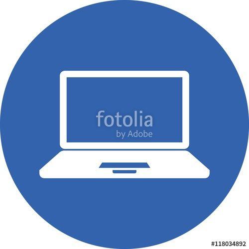 Laptop Logo - laptop internet computer business icon vector sign symbol logo ...