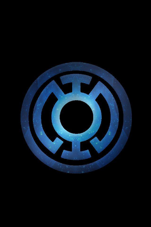 Blue Lantern Logo - Stary Blue Lantern Logo background. Symbols