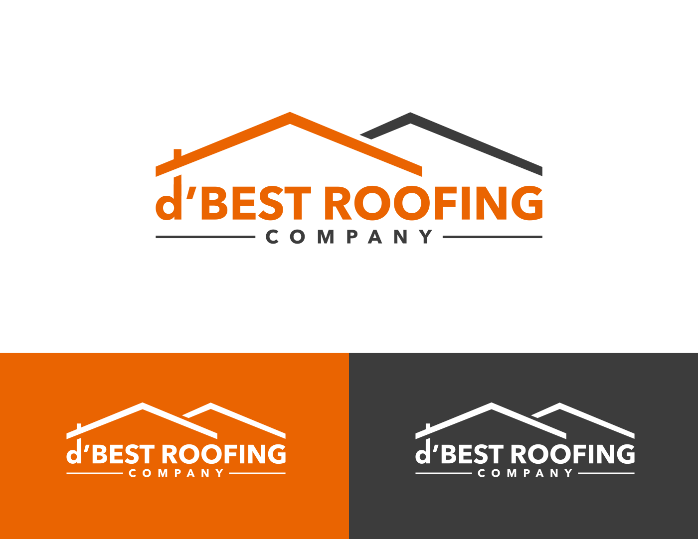 Roofing Logo - Bold, Serious, Roofing Logo Design for can't deside between two