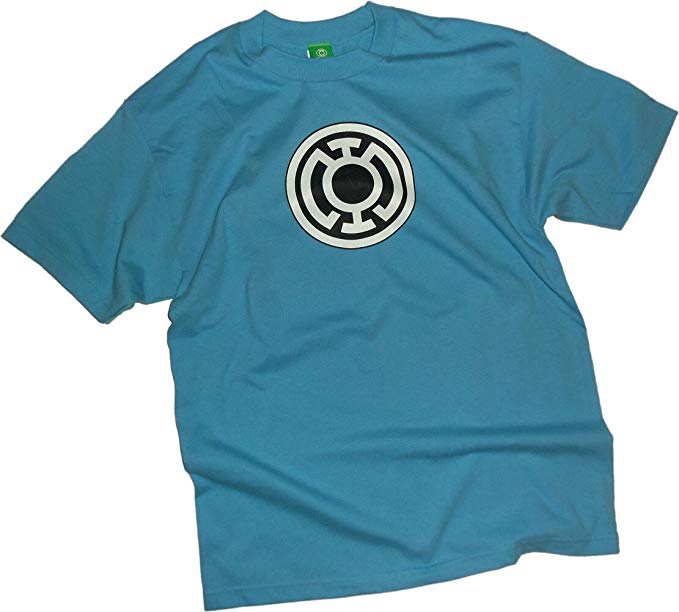 Blue Lantern Logo - Amazon.com: Blue Lantern Logo -- Green Lantern Adult T-Shirt ...
