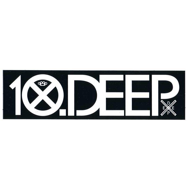 10 Deep X Logo - 10.Deep Sticker 8 Inches x 2 Inches