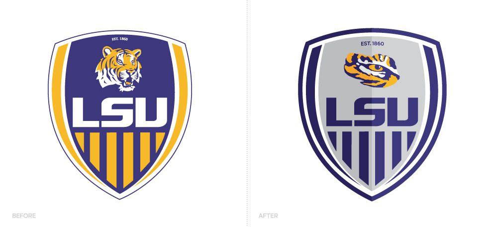 Soccer Crest Logo - jfeirman — LSU Soccer Crest Logo Makeover Today we completed...