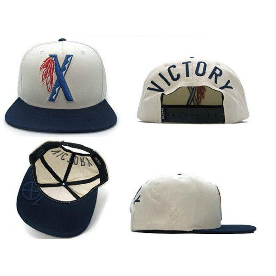 10 Deep X Logo - Deep X Victory Feather Snapback Hat (Cream)