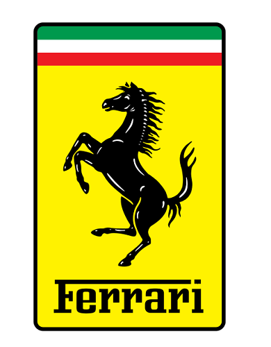Famous Rectangular Logo - Ferrari Logo Design History and Evolution | LogoRealm.com