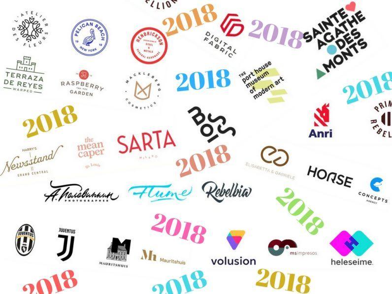 2018 Logo - 10 logo design trends that will dominate 2018