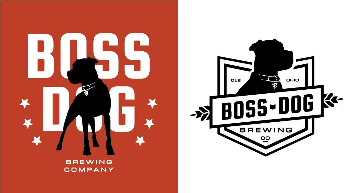 Dog Graphic Logo - Boss Dog Brewing Co. - Go Media™ · Creativity at work!