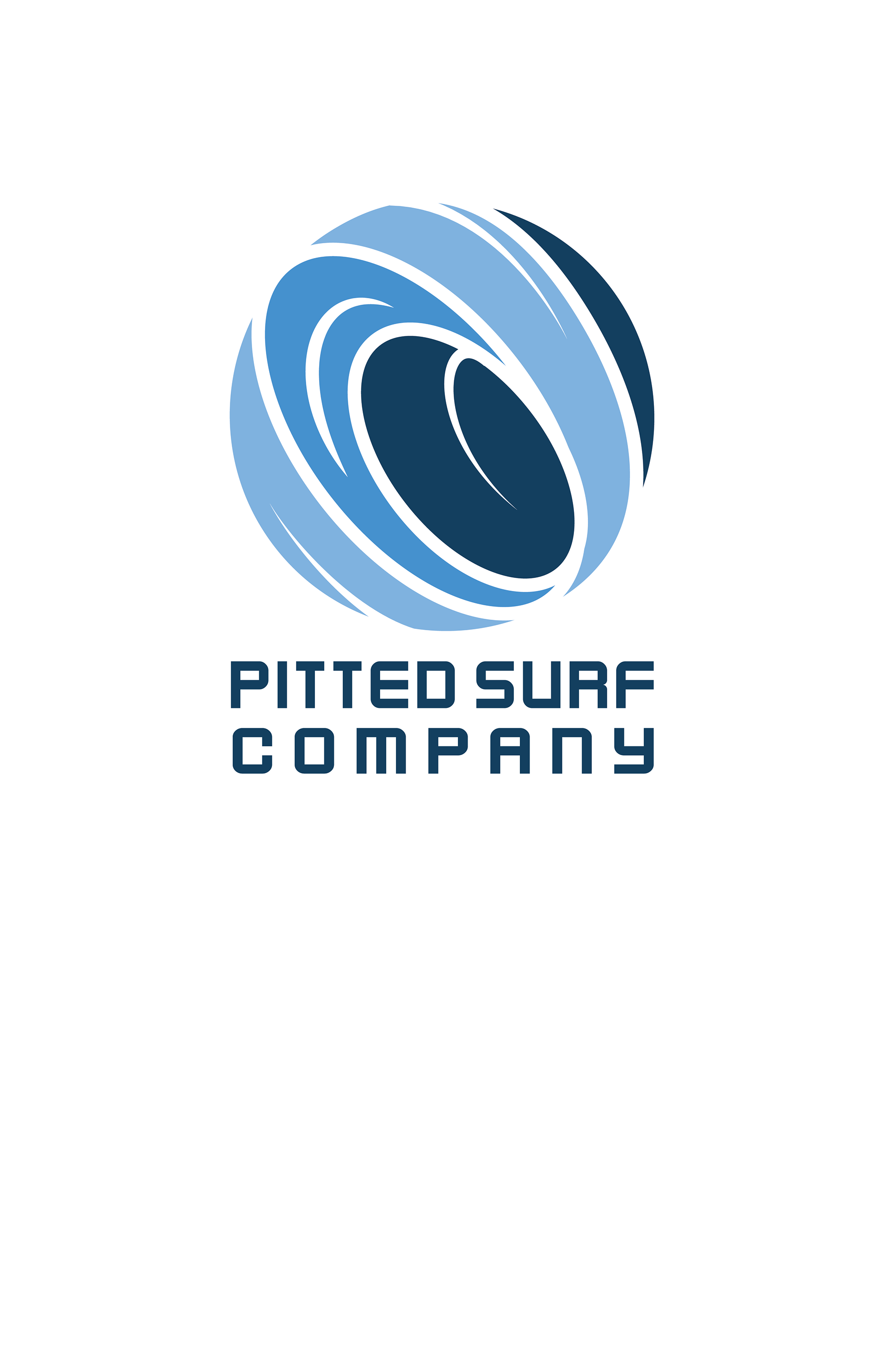 Wave Surf Company Logo - Tyler Siegrist Design - Pitted Surf Company