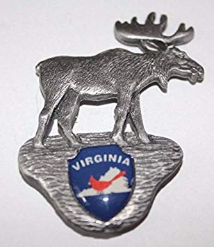 Virginia Moose Logo - Amazon.com : VIRGINIA - Moose Magnet - 2