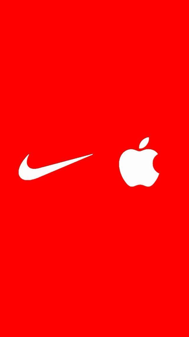 Cool Red Nike Logo - nikeの壁紙. Apple Fever!. iPhone wallpaper, Apple wallpaper iphone