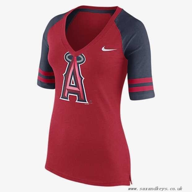 Cool Red Nike Logo - Klxy7923 5 Nike Logo Fan 1.4 Mlb Angels Red Quite Cool - £31.42