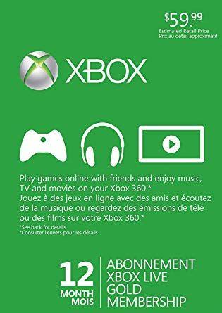 Xbox Live Logo - Amazon.com: Microsoft Xbox Live Subscription Card For Xbox 360 Xbox ...