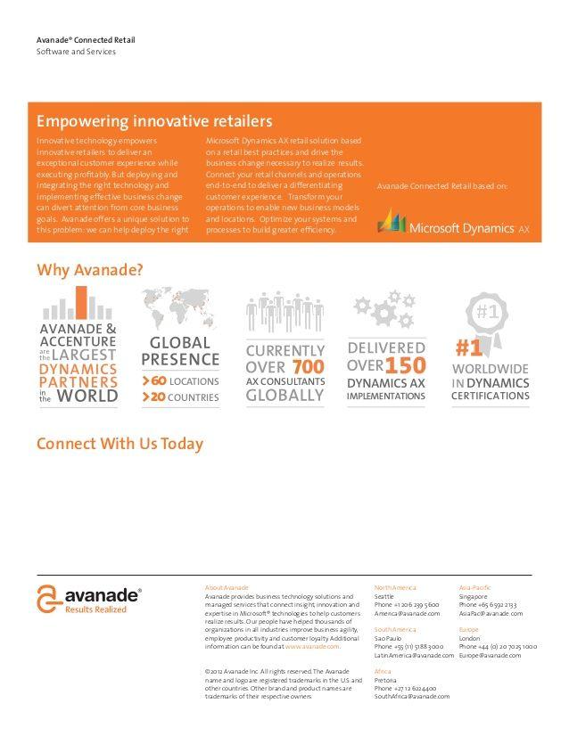 Avanade Logo - Connected Retail Solutions by Avanade